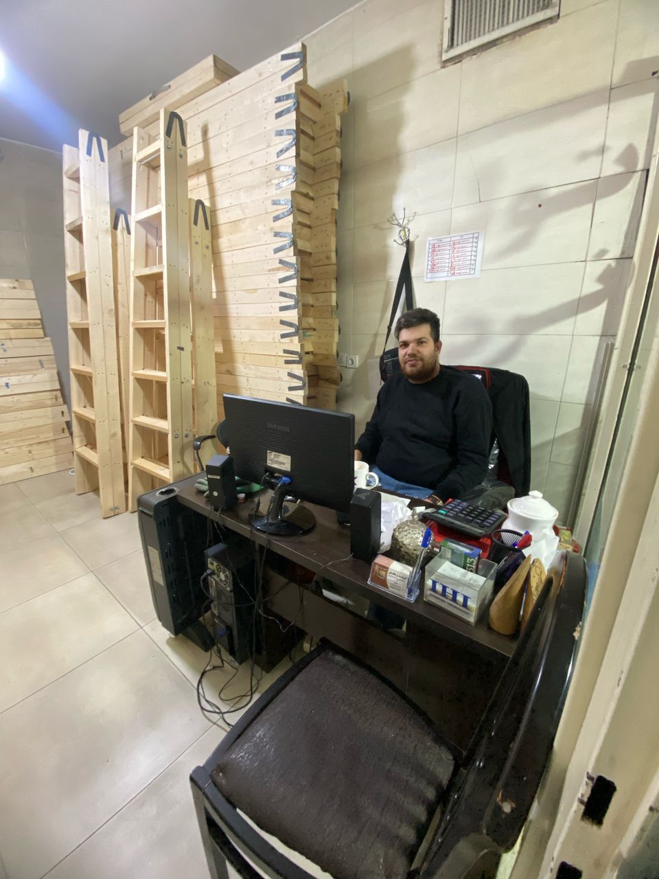 نردبان چوبی سفری نردبان چوبی سفری